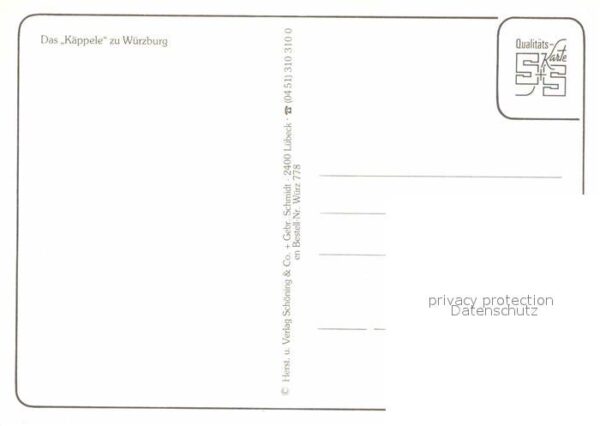Wuerzburg Das Käppele Innen- und Aussenansicht – Bild 2