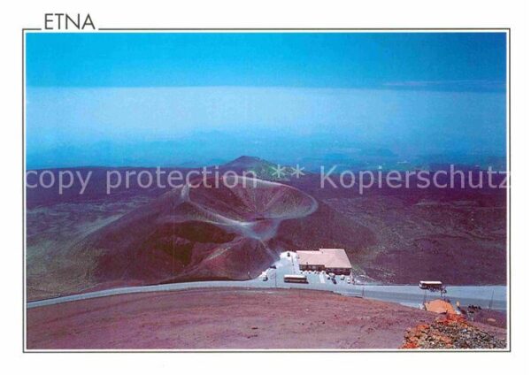 Etna Italien Fliegeraufnahme Krater Monti Silvestri