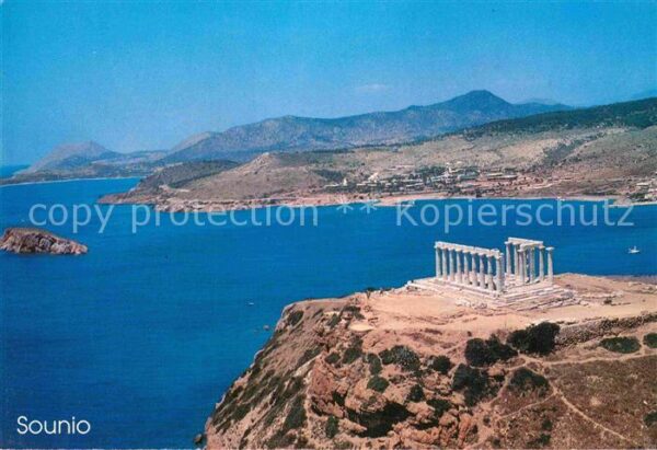 Sounion Fliegeraufnahme