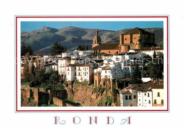 Ronda Andalucia Kirche Santa Maria Teilansicht