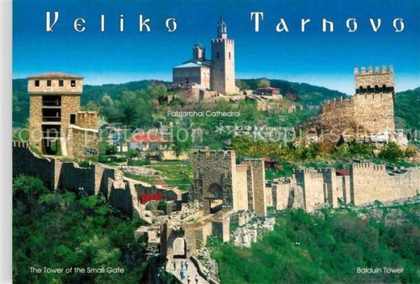 Veliko Tarnowo Panorama Patriarchal Kathedrale Balduin
