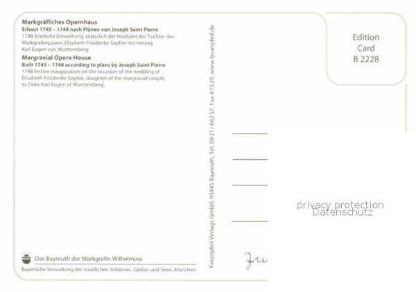 Bayreuth Markgräfliches Opernhaus – Bild 2
