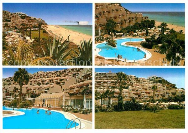 Playa de Jandia Hotel Rui Calypso Strand PoolTeilansich