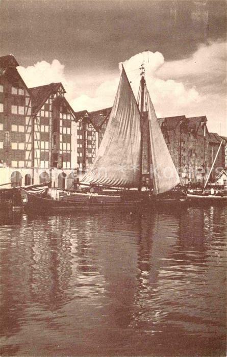 Koenigsberg Ostpreussen Segelboot Promenade Hundegatt