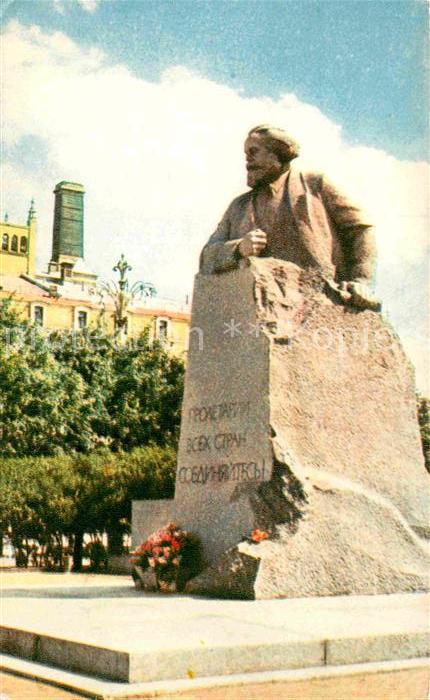Moscow Moskva Monument Karl Marx