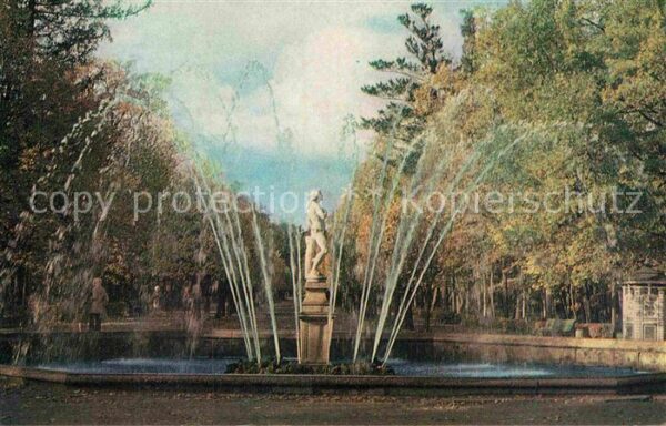 Peterhof St Petersburg Adam Brunnen