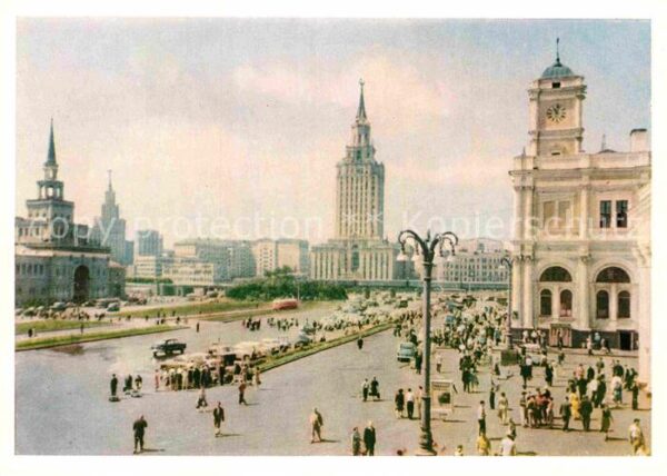 Moscow Moskva Komsomolskaya Square
