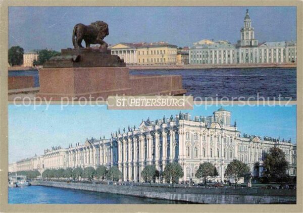St Petersburg Leningrad University Embankment Kunstkammer
