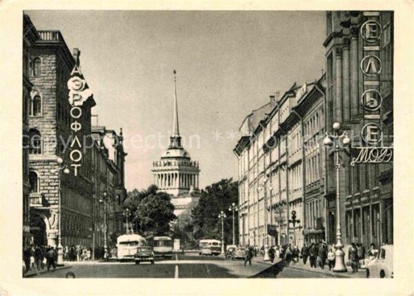 St Petersburg Leningrad Nevsky Prospect Admiralty