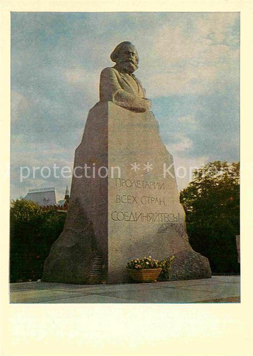 Moscow Moskva K. Marx Denkmal