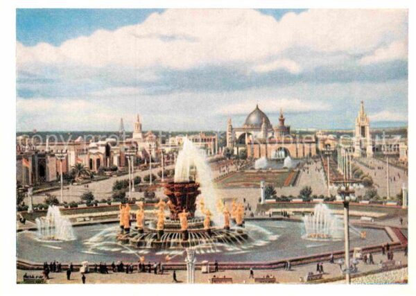 Moscow Moskva Exhibition Economic Achievement