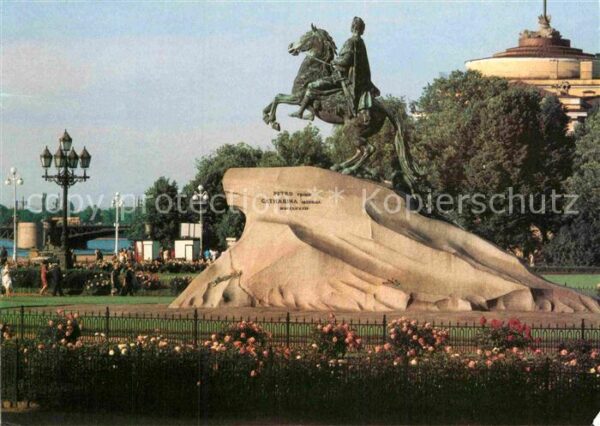 St Petersburg Leningrad Petr I Denkmal