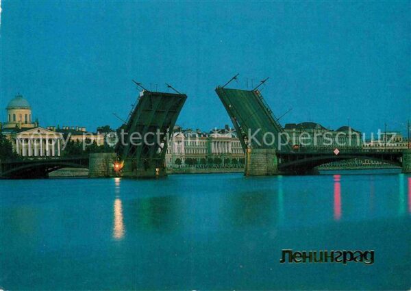 St Petersburg Leningrad Börse Brücke