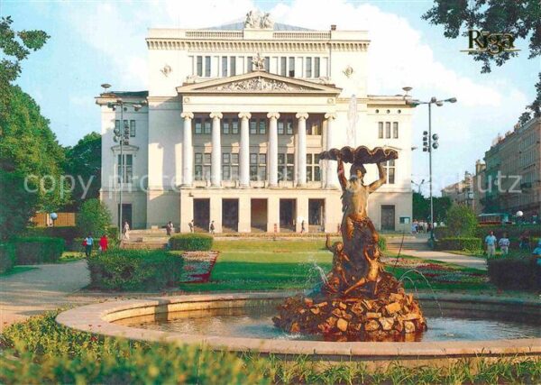 Riga Lettland Latvian National Opera House