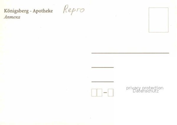 Koenigsberg Ostpreussen Apotheke – Bild 2