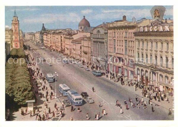 St Petersburg Leningrad Nevsky Prospekt