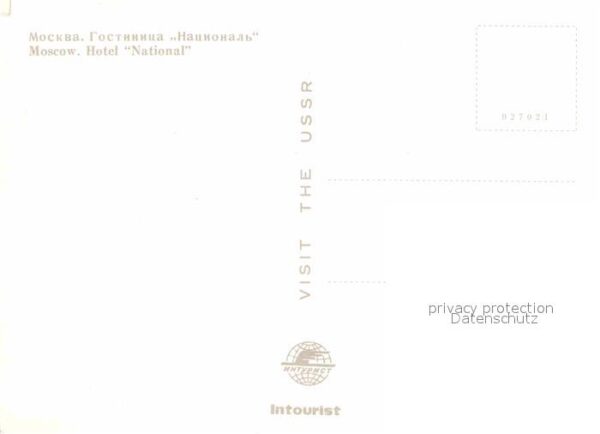 Moscow Moskva Hotel National – Bild 2
