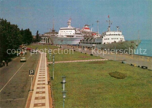 Batumi Hafen Dampfer