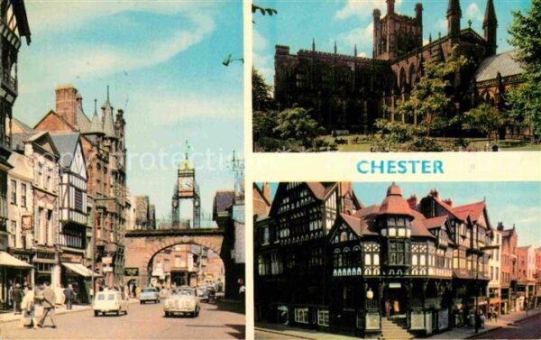 Chester Cheshire Eastgate Street Cathedral The Cross