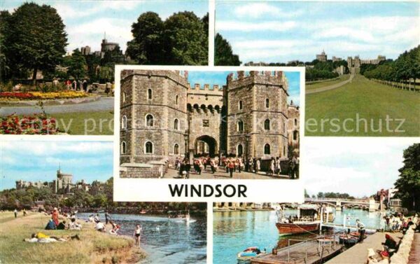 London Windsor Castle Public Gardens Long Walk