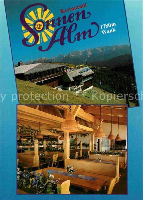 Garmisch-Partenkirchen Sonnenalm auf dem Wank Alpenpanorama