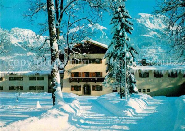 Schoenau Berchtesgaden Eisenbahner Erholungsheim Haus Hubertus
