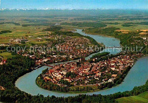 Wasserburg Inn Fliegeraufnahme