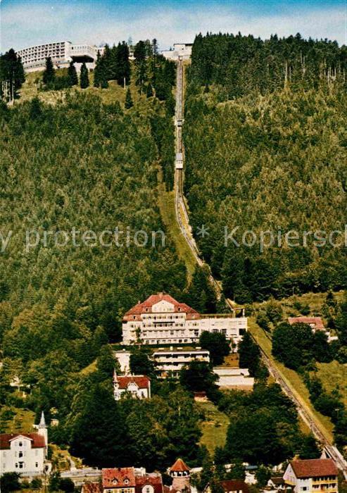 Wildbad Schwarzwald Blindenheim Bergbahn Sommerberghotel