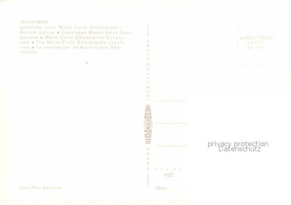 Jachymov Sanatorium Marie Curie Sklodowska – Bild 2