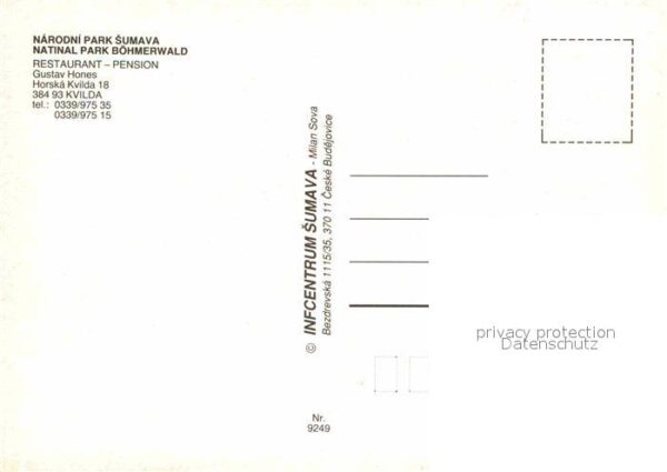 Kvilda Restaurant Pension Nationalpark Böhmerw – Bild 2