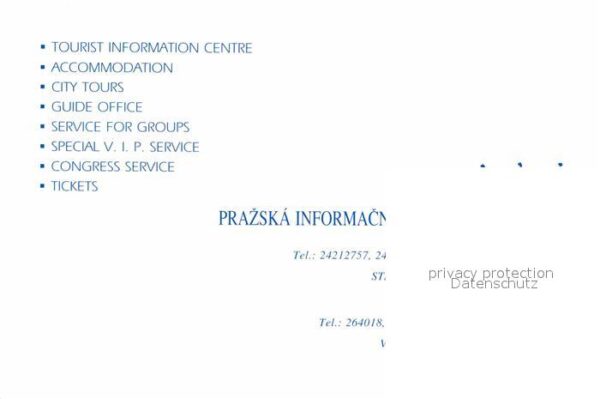 Praha Prahy Prague Prazska Informacni Sluzba Pragotur Stad – Bild 2