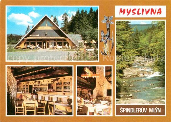 Spindleruv Mlyn Spindlermuehle Stylova restaurace Myslivna u Divcich l