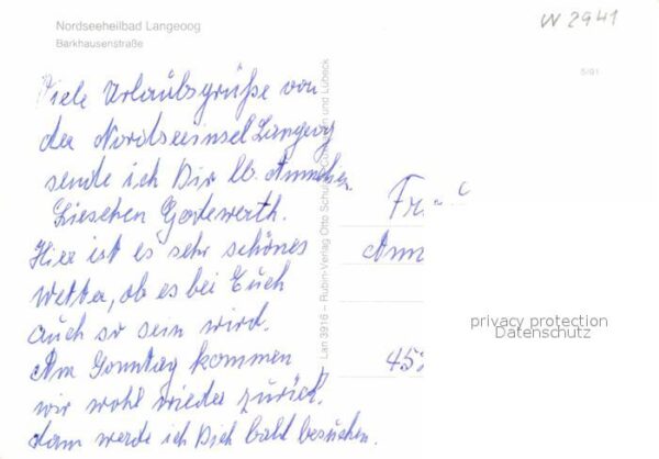 Langeoog Nordseebad Barkhausenstrasse – Bild 2