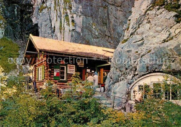 Garmisch-Partenkirchen Höllentalklamm Eingangshütte Huber Kart