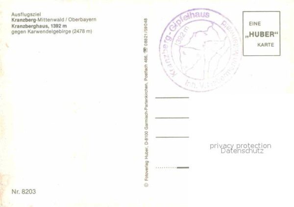 Mittenwald Bayern Kranzberghaus mit Karwendelgebirge – Bild 2