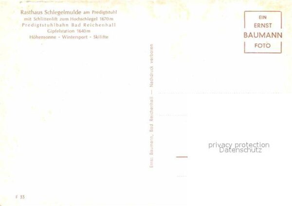 Bad Reichenhall Rasthaus Schlegelmulde am Predigtstuhl – Bild 2