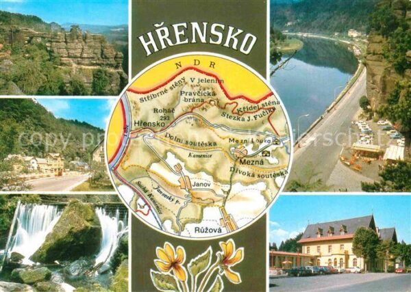 Hrensko Pravcicka brana Cast Hfenska Labe ahran