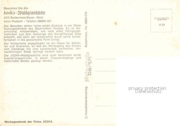 Bodenmais Joska Waldglashütte – Bild 2