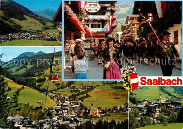 Saalbach-Hinterglemm Panorama Trachtengruppe