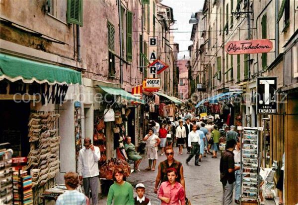 ALASSIO Savona Liguria IT Via Vittorio Veneto Il Budello