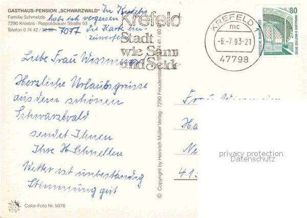 Kniebis Freudenstadt Gasthaus Pension Schwarzwald – Bild 2