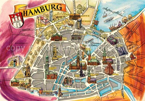 Hamburg Stadtplan