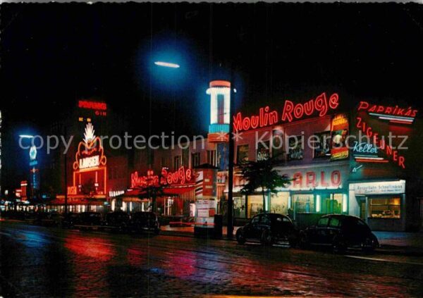 Hamburg St Pauli Reeperbahn
