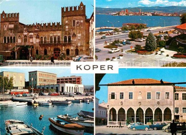 Koper Schloss Hafen Rathaus