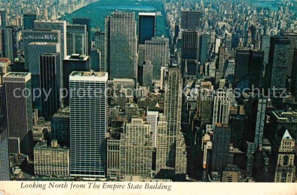 New York City Looking North from the Empire State Bui