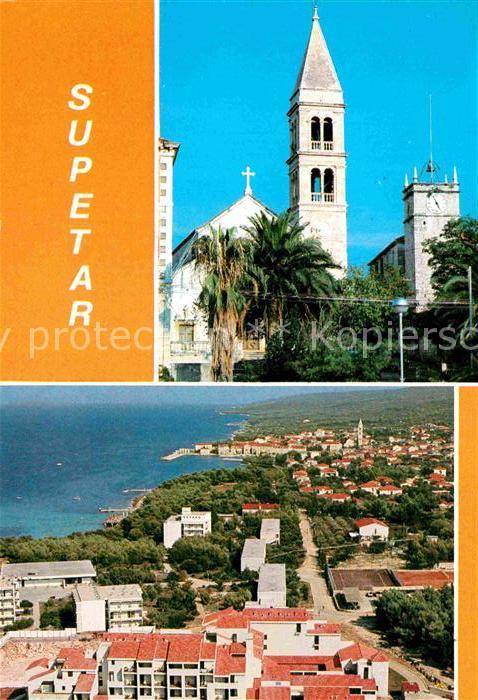 Supetar Kirche Fliegeraufnahme