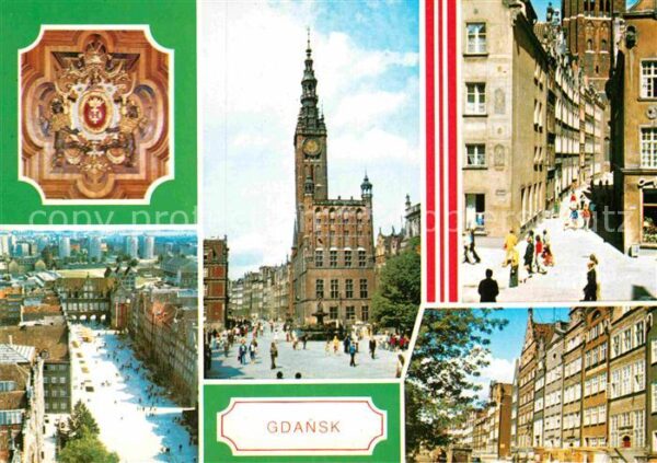 Gdansk Dlugi Targ Ratusz Glownego Miasta Kalet