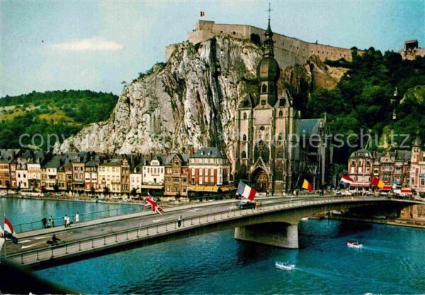 Dinant Wallonie Pont Citadelle et Collegiale