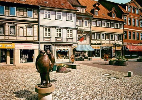 Osterode Harz Bronce Skulptur am Markt