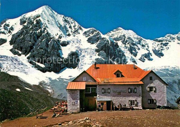 Sulden Solda Schaubachhütte mit Königspitze